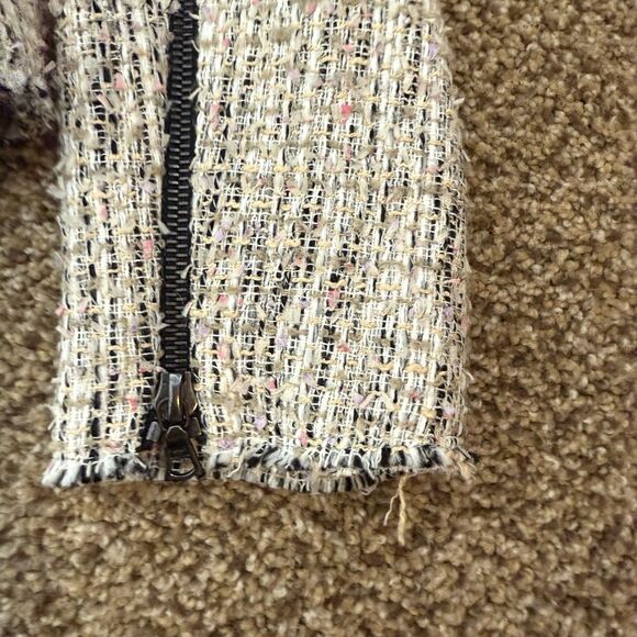 Marissa Webb Barney’s New York Tweed Snap Button Blazer Jacket Women’s 8 Career - Picture 3 of 15